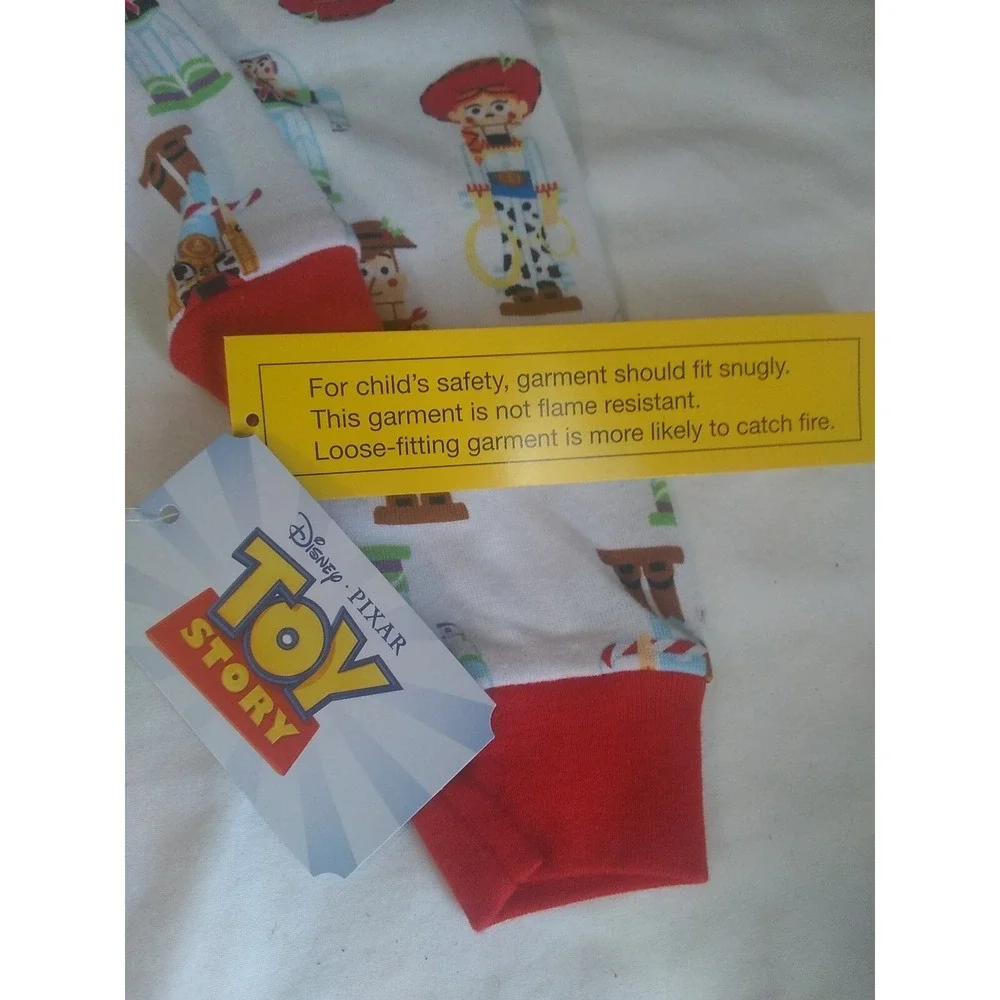 Toddler Pajama Set 2pc 12M Disney Pixar‎ Toy Story Characters Holiday